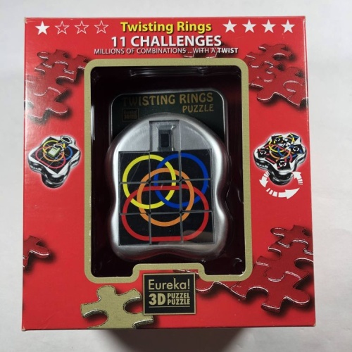 Eureka Twisting Rings Sliding Puzzle NEW!