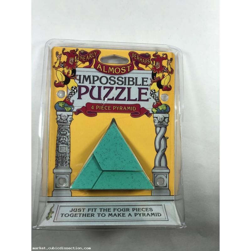 Binary Arts Lot x5 Puzzles Brick by Brick, 4 Piece Pyramid, Topspin, Make an Elephant, and Houdini