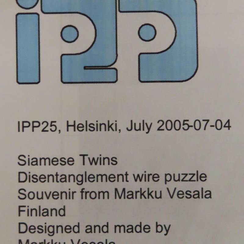 Siamese Twins (IPP25 exchange)