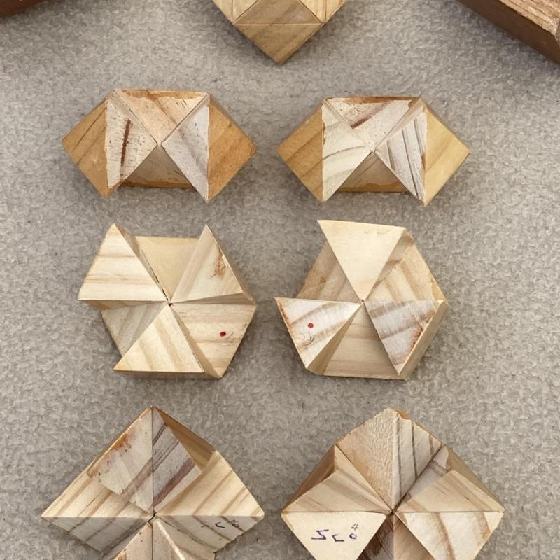 rhombic polyhedron set
