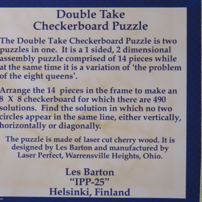 Double Take Checkerboard (IPP25 exchange)