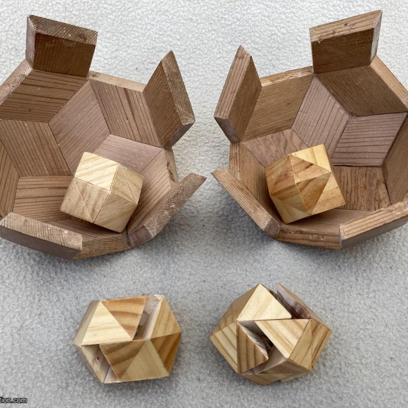 rhombic polyhedron set