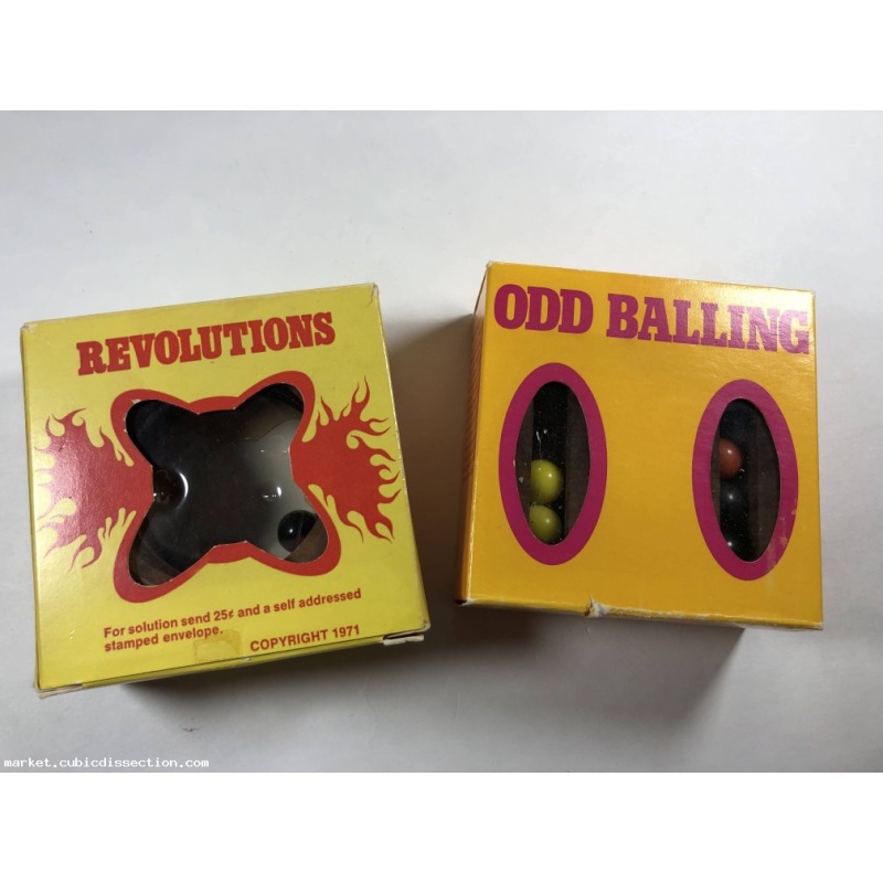 Odd Balling & Revolutions Four Generations Vintage Dexterity Puzzles