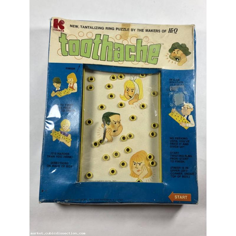 Kohner Toothache Routefinding Vintage Puzzle NEW