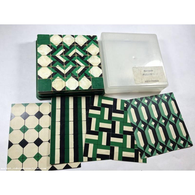 Puzlasco Vintage 70s Matching Pattern Blocks