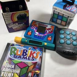 Electronic Puzzle Game Lot Rubiks