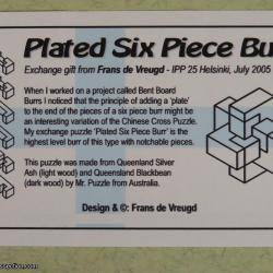 Plated Six Piece Burr (IPP25 exchange)