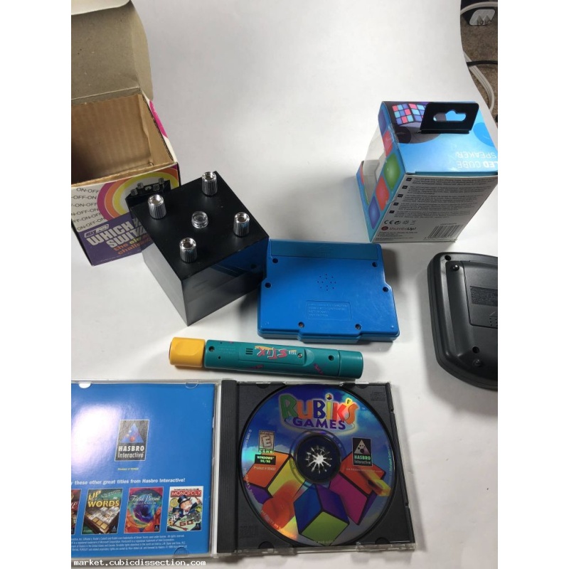 Electronic Puzzle Game Lot Rubiks