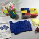 Puzzle Lot x5 Matching Assembly Tantrix Stabpuzzle Pyramid Vier Farben Block R-Cube