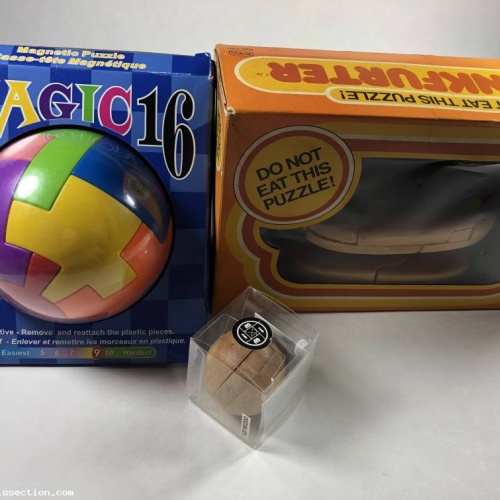 Puzzle Lot x3 Magic 16 Prankfurter & Sphere Assembly