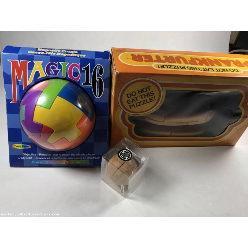 Puzzle Lot x3 Magic 16 Prankfurter & Sphere Assembly