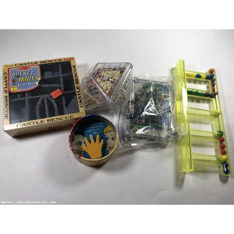 Lot of x5 Dexterity Puzzles and Mazes