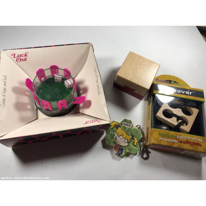 Mechanical Puzzle Lot x4 Puzzles