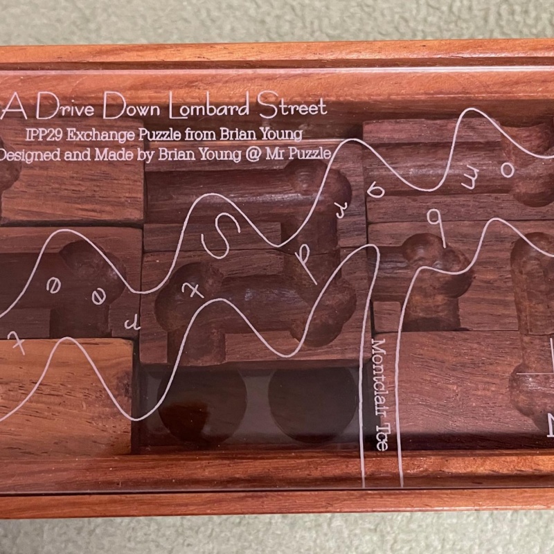 A drive Down Lombard Street by Brian Young