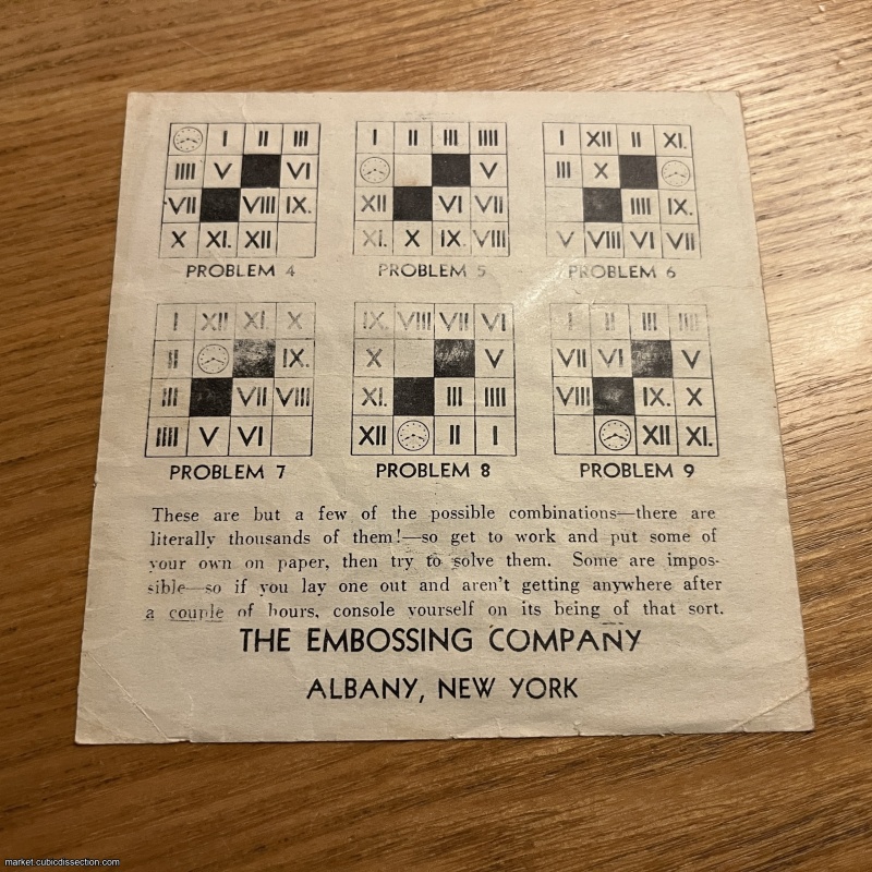 Time Puzzle, by The Embossing Co