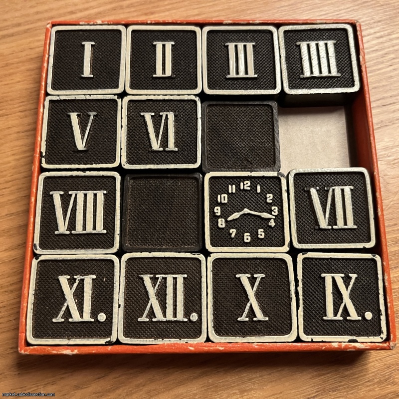 Time Puzzle, by the Embossing Company, 1934