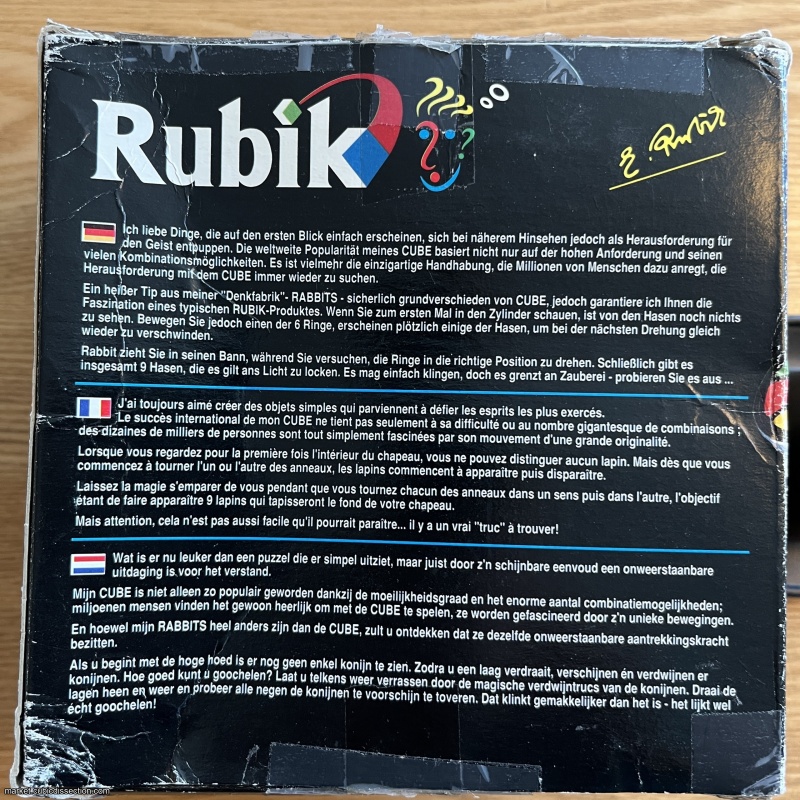 Rubik’s Rabbits, 1993 Hasbro/Parker