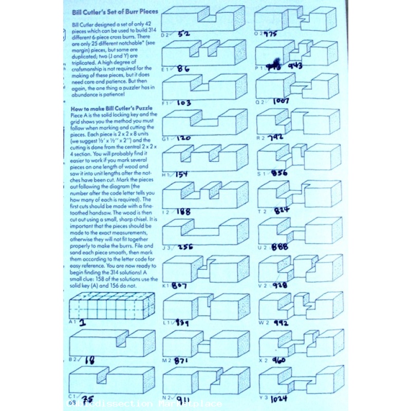 42 piece 6 piece burr set --