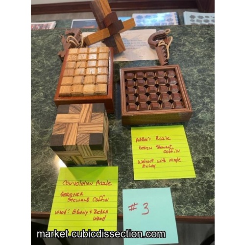 Group 3 Burr Puzzle Abbies Puzzle Convolution Unknown Box