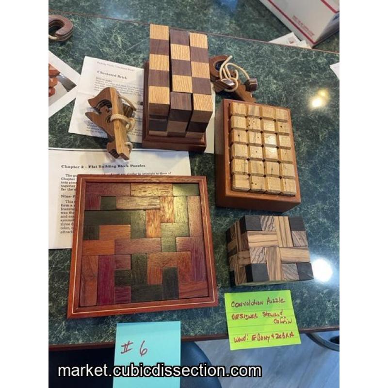 Group 6 9 Piece Square Puzzle Checker Board Puzzle Convolution Rope