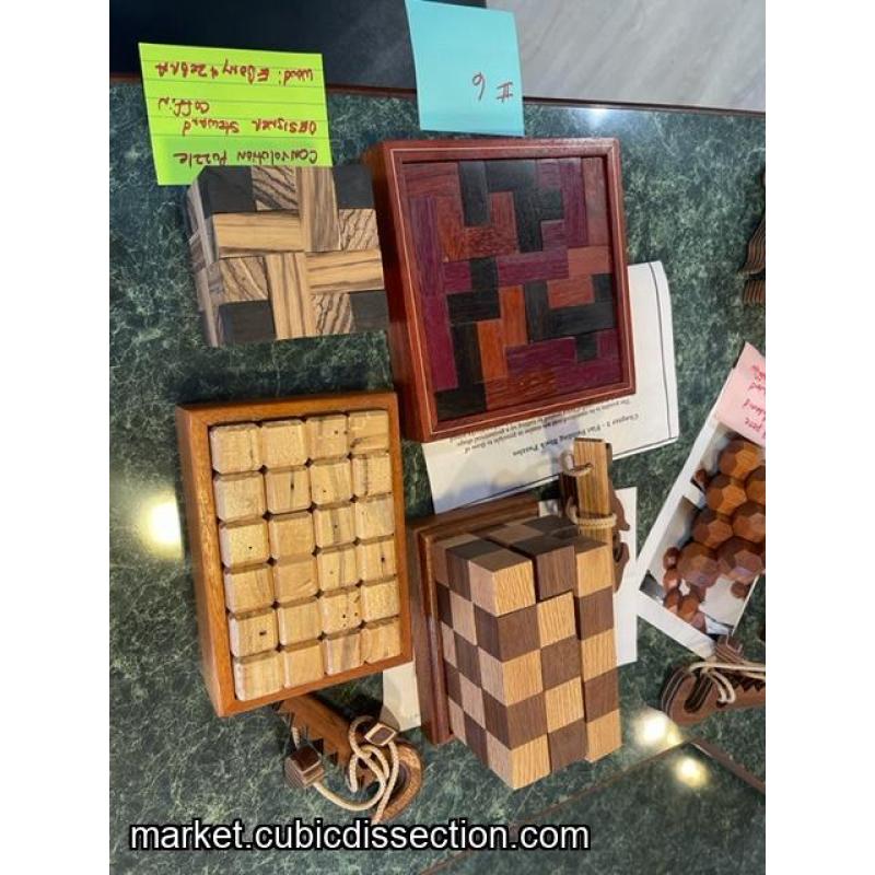 Group 6 9 Piece Square Puzzle Checker Board Puzzle Convolution Rope