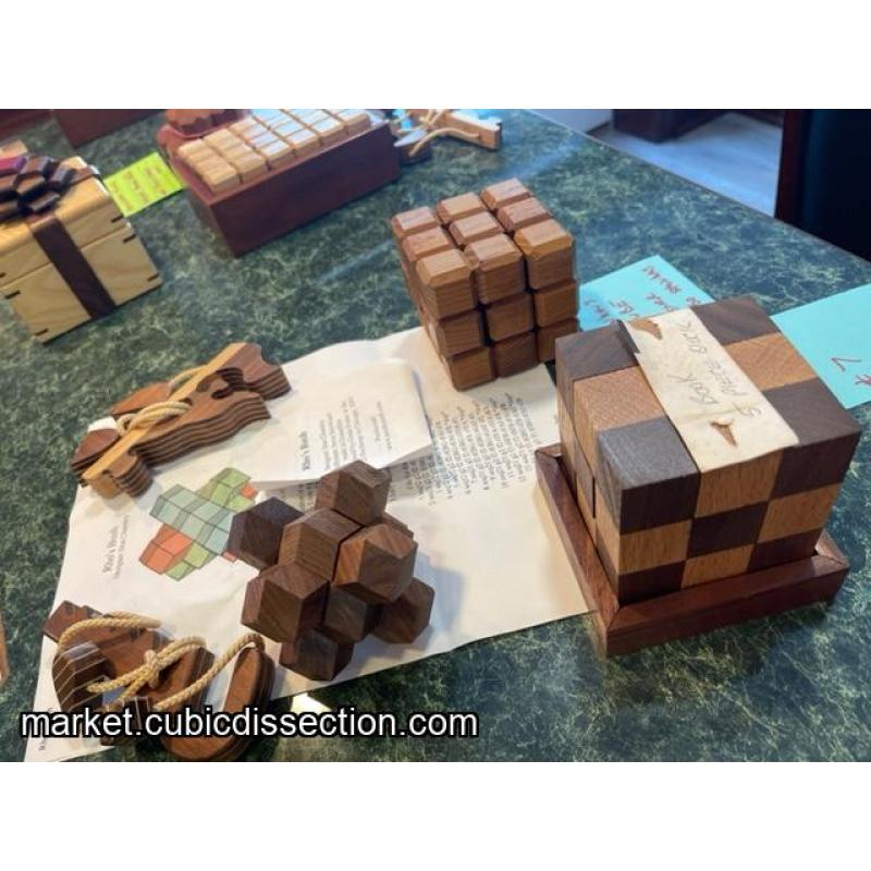 Group 7 5 Piece Block Steinhouse Cube Rhos Bush 2 Rope Puzzles