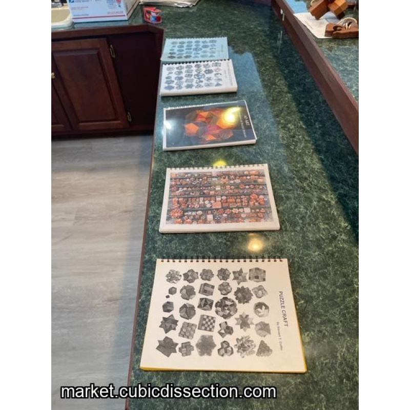 Series Of Puzzle Books 1 Is Original rest are printed and bound