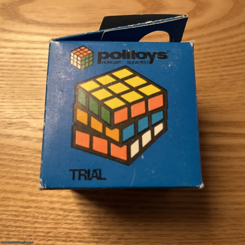 Vintage Rubik’s Cube “büvös kocka”, by Polytoys