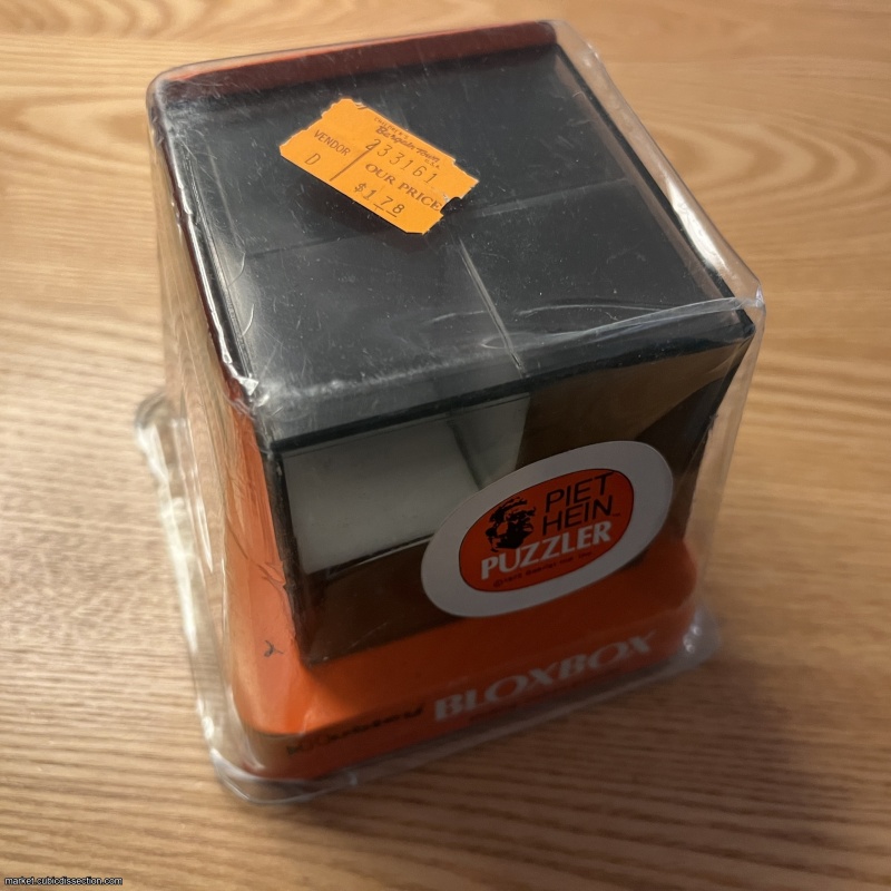 Bloxbox / Piet Hein Puzzler, 1972 sliding cube by Hubley