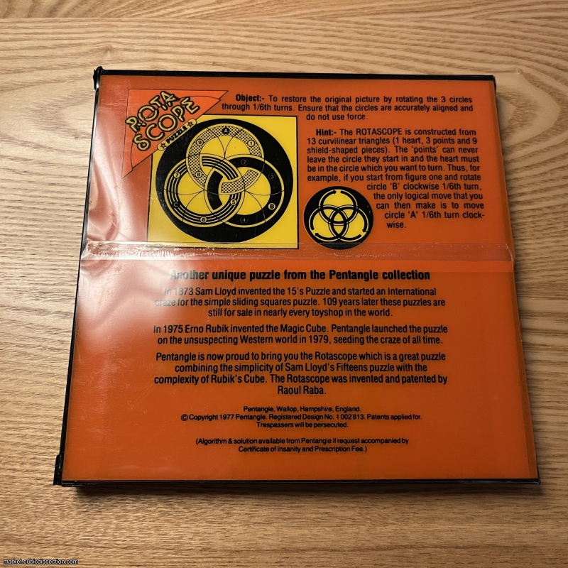 Rotascope, by Pentangle 1980