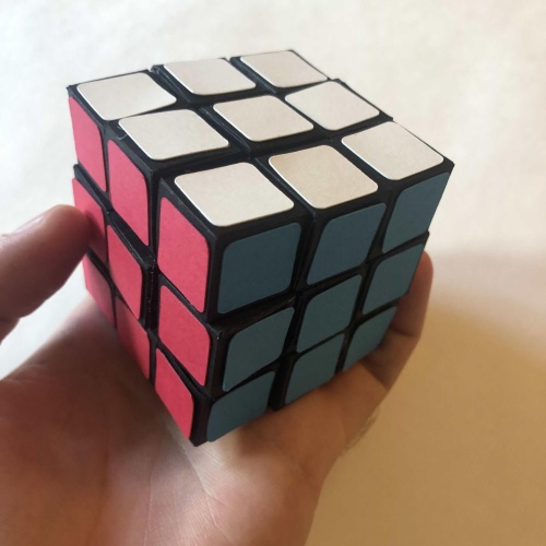 Paper 3x3x3 Cube - Fully Functional - Hand Made - One of a Kind!