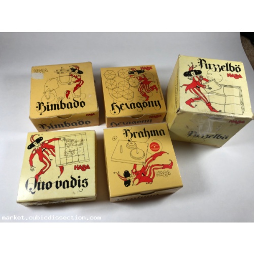 Haba Vintage Puzzle Lot x5