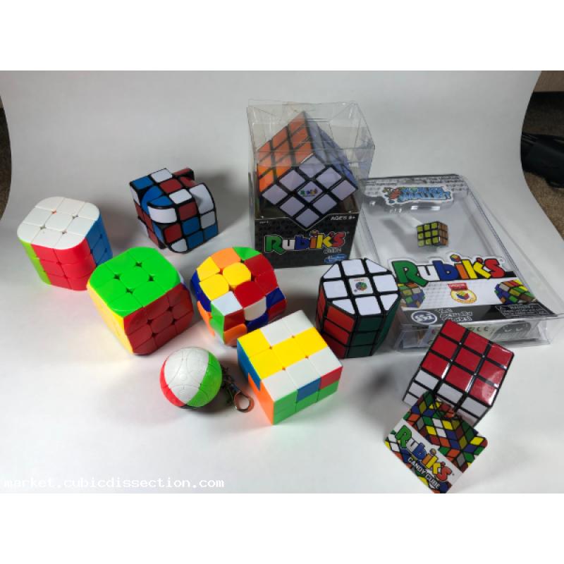 Rubik&#039;s Twisty Puzzle Lot x10