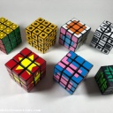 Twisty Puzzle 3x3x3 Sticker Mod Lot x7