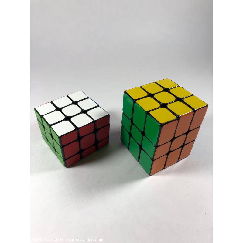 3x3x3 Unequal Cube Mods x2 w/ Custom Stickers - Shapeshifting!