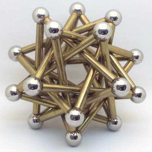 Metal Puzzle Sculpture