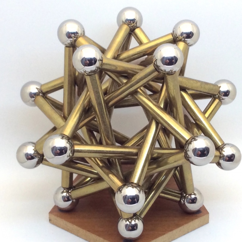 Metal Puzzle Sculpture