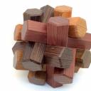 Hex Sticks Puzzle variant Multi woods