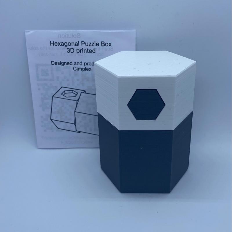 Hexagonal Puzzle Box by Cimplex