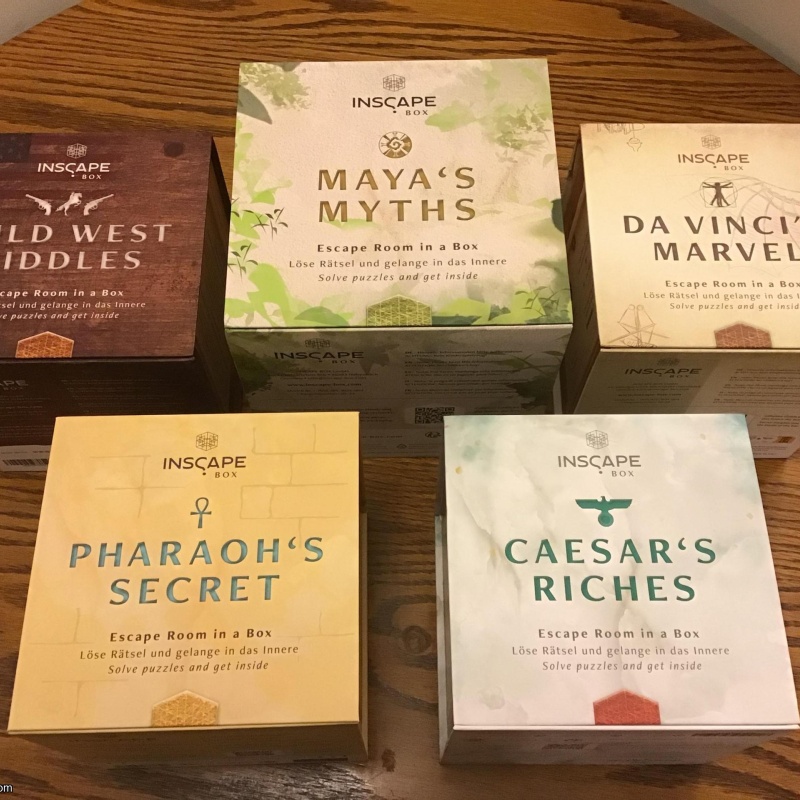 BUNDLE of all current Inscape Puzzle Boxes