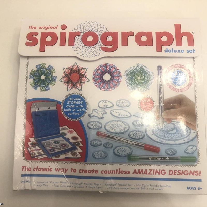 Rare Spirograph Suspension Art & Deluxe Kit