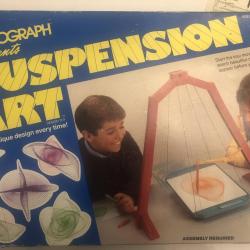 Rare Spirograph Suspension Art & Deluxe Kit