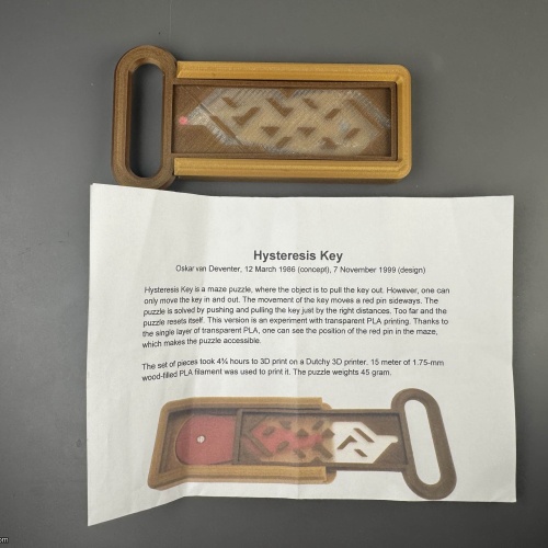 Hysteresis Key - Oskar - 3D Printed