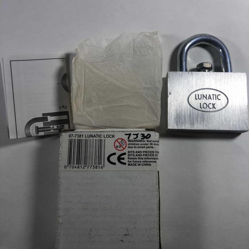 Lunatic Lock - Brand New with box and instructions - bits & pieces