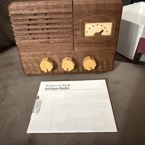 Antique radio karakuri