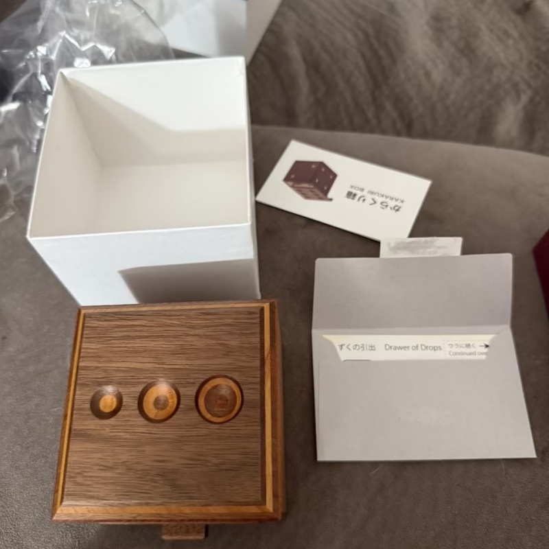Drawer of drops karakuri