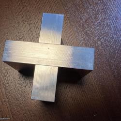 Aluminum Cross (by Wil Strijbos)