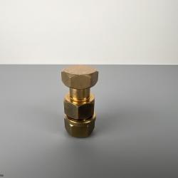 Brass Puzzle Bolt (Ring N Nut) - Rocky Chiaro & Bits and Pieces