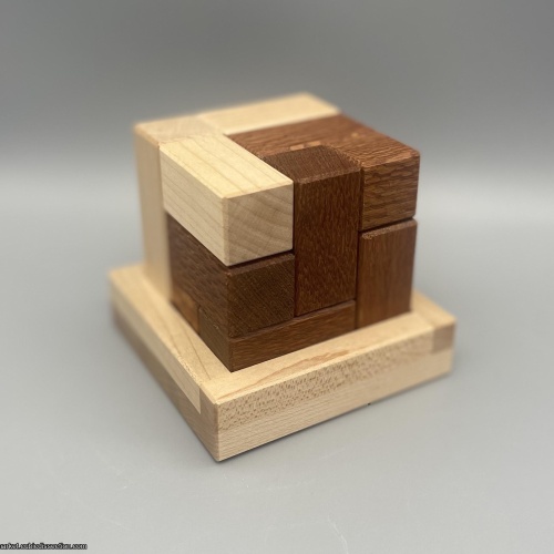 Brass Puzzle Bolt (Ring N Nut) - Rocky Chiaro & Bits and Pieces