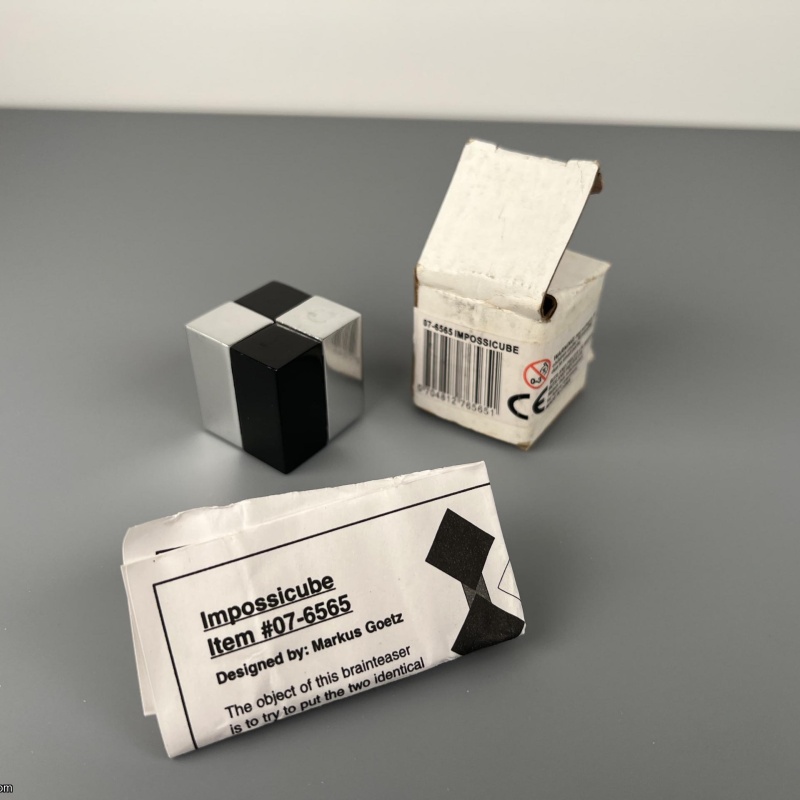 Impossicube - Bits and Pieces / Markus Goetz - Metal Interlocking Mechanical Puzzle